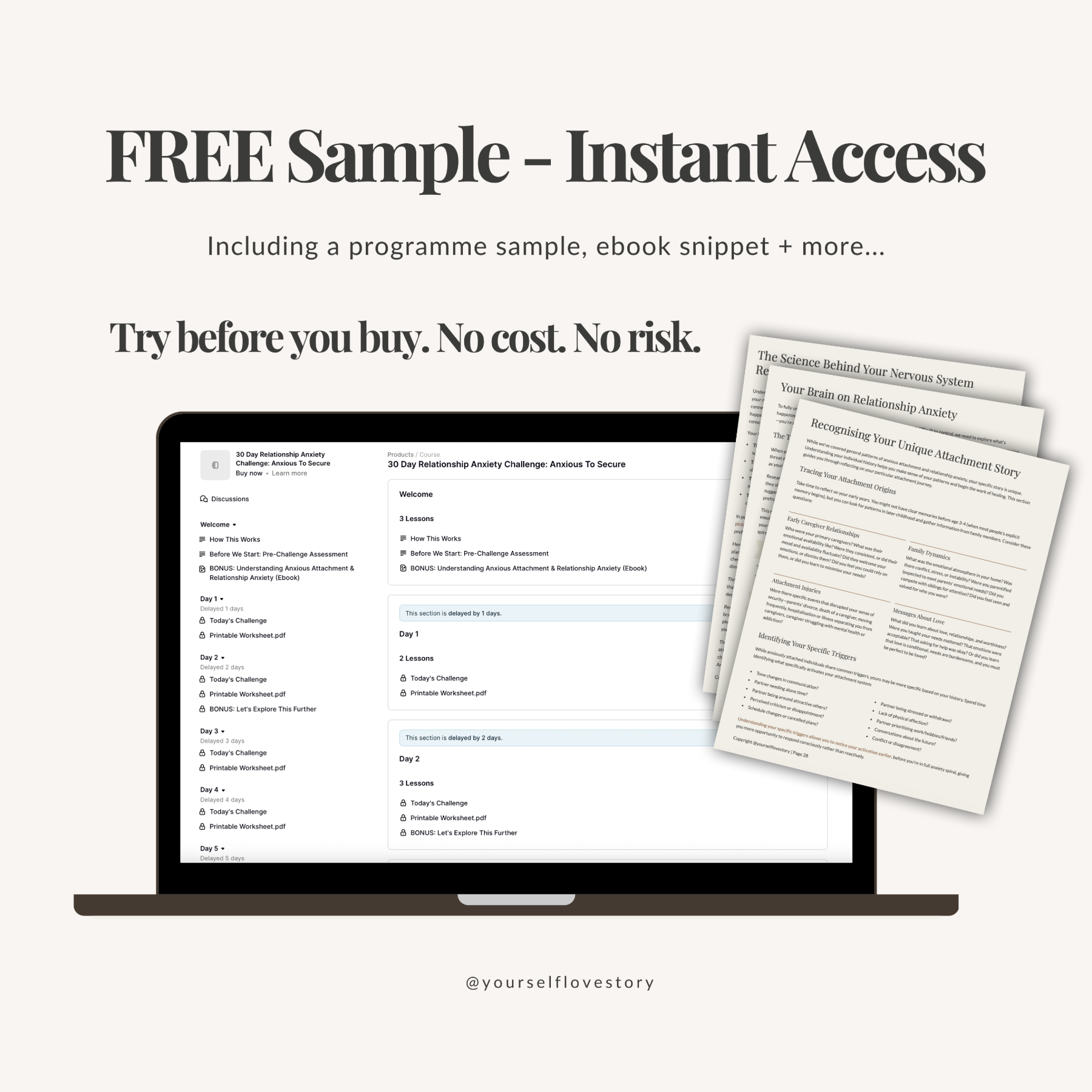 30 Day Relationship Anxiety Challenge