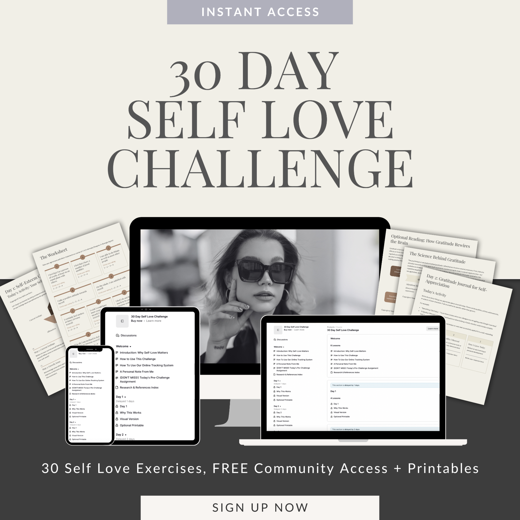 30 Day Self Love Challenge For Women