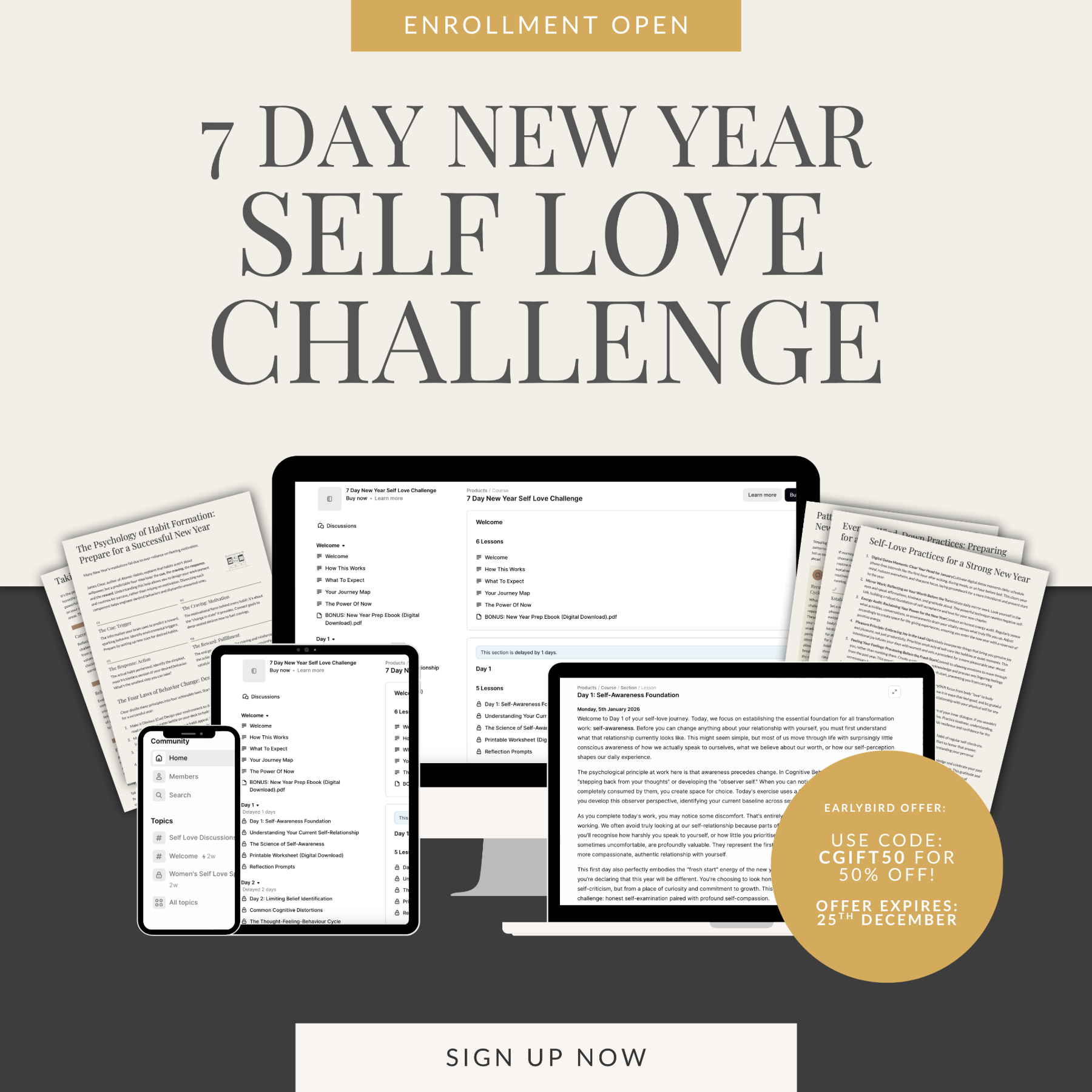 7 Day New Year Challenge For Self Love